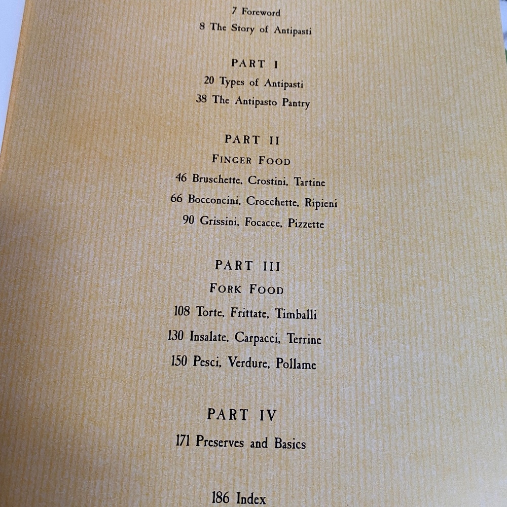 Lorenza’s Antippasti Cookbook